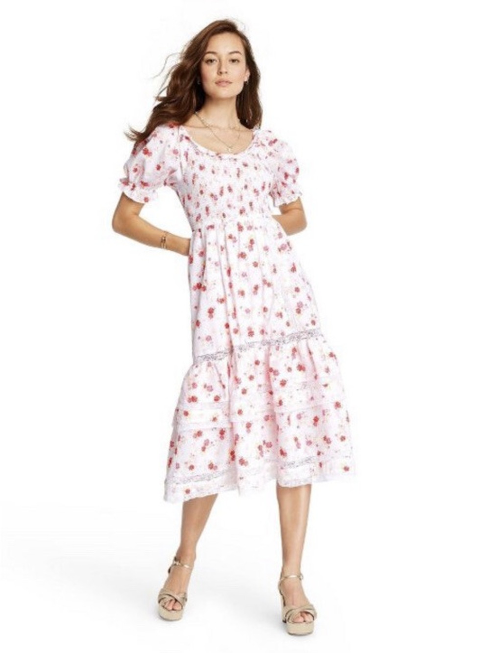 LoveShackFancy x Target Floral Ditsy Midi Dress